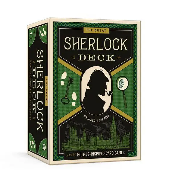 Cover: 9780593797327 | The Great Sherlock Deck | A Set of Holmes-Inspired Card Games | Llc