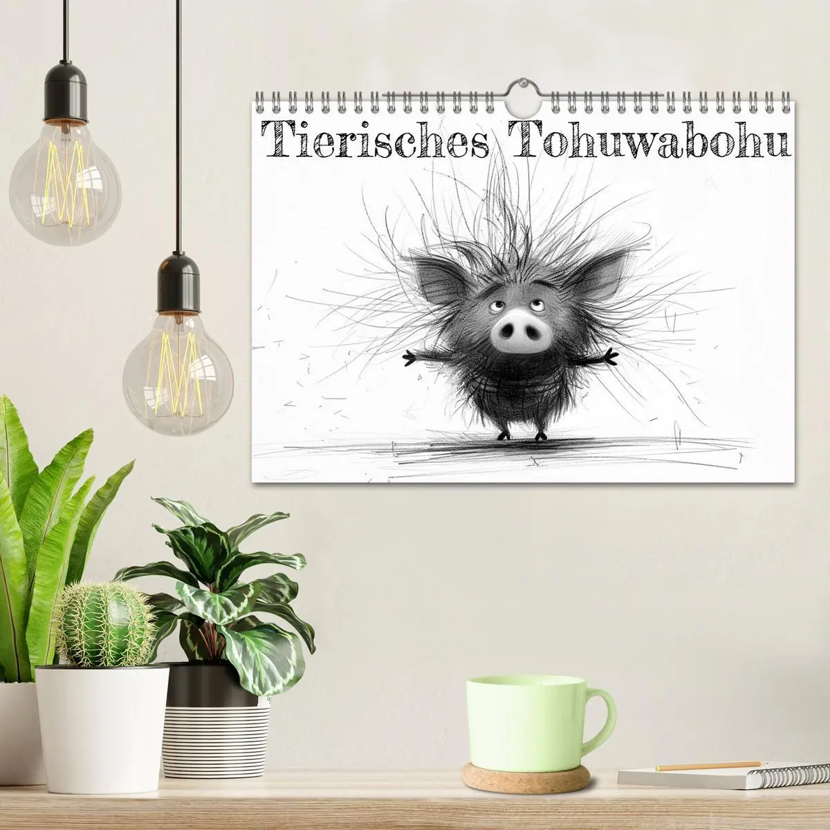 Bild: 9783457317327 | Tierisches Tohuwabohu (Wandkalender 2026 DIN A4 quer), CALVENDO...