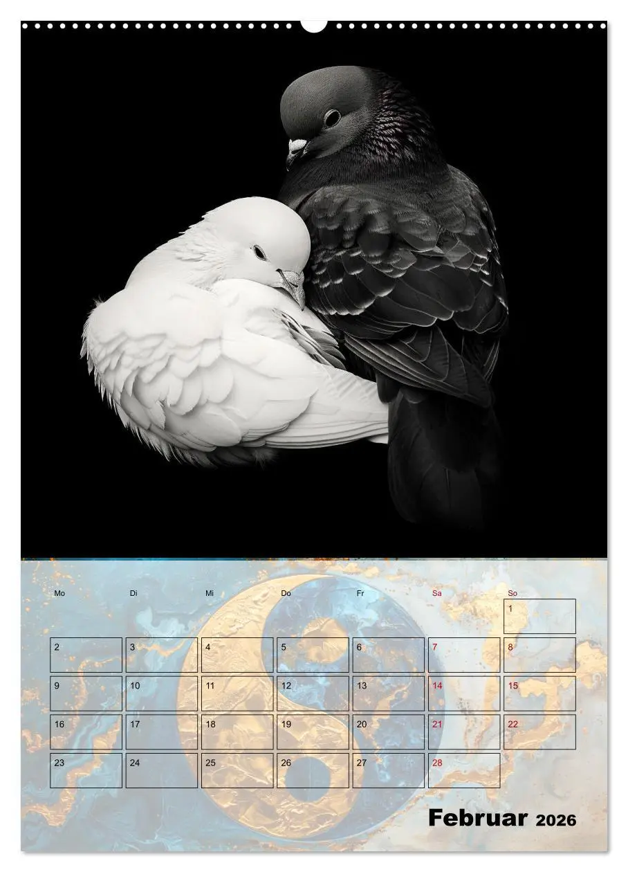 Bild: 9783516267327 | Sei das Yin zu meinem Yang (hochwertiger Premium Wandkalender 2026...