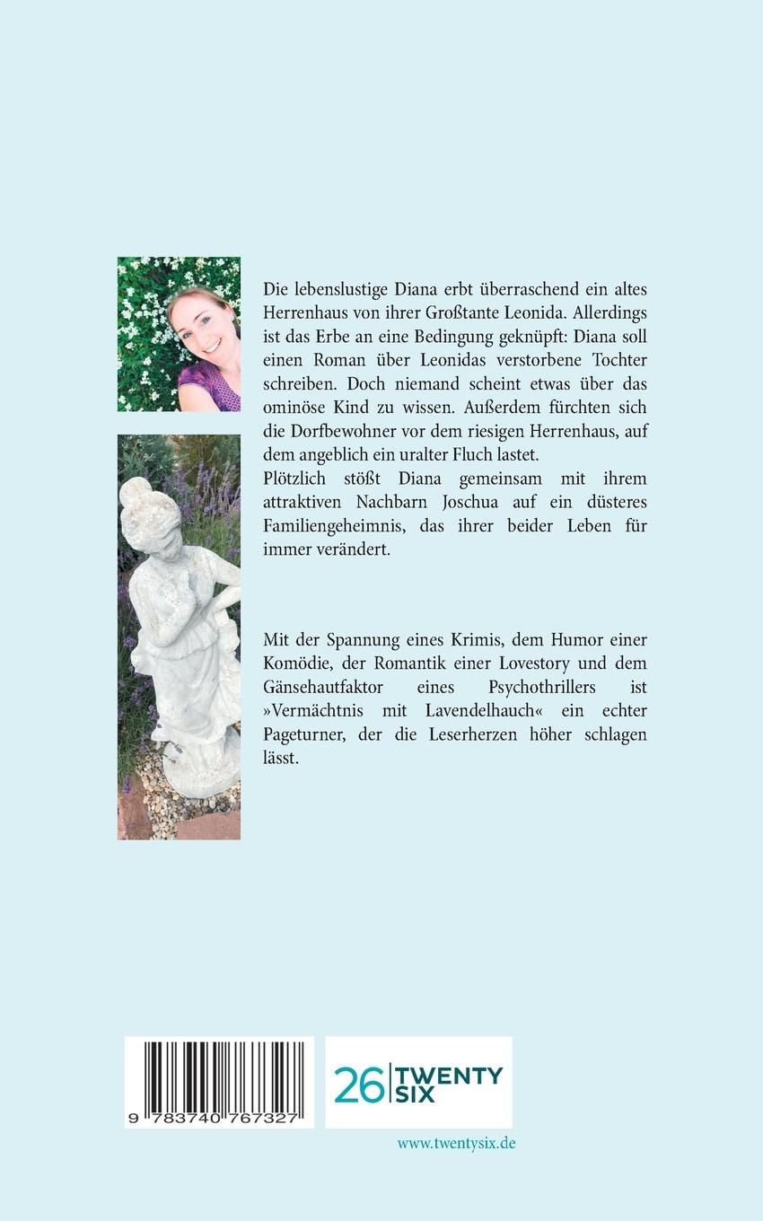 Rückseite: 9783740767327 | Vermächtnis mit Lavendelhauch | Romantischer Spannungsroman | Schmidt