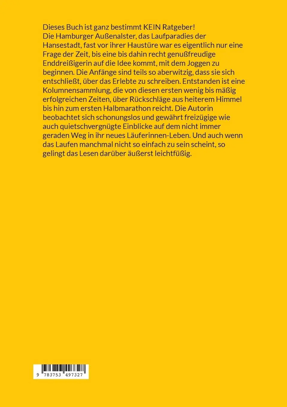 Rückseite: 9783753497327 | Kilos gegen Kilometer | Augusta Zack | Taschenbuch | 156 S. | Deutsch