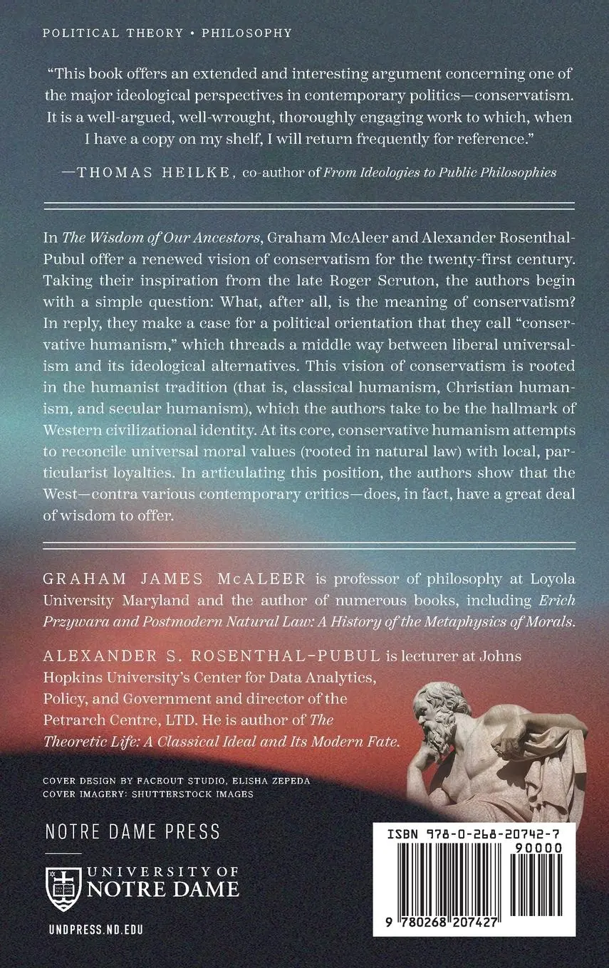 Rückseite: 9780268207427 | The Wisdom of Our Ancestors | Graham James McAleer (u. a.) | Buch