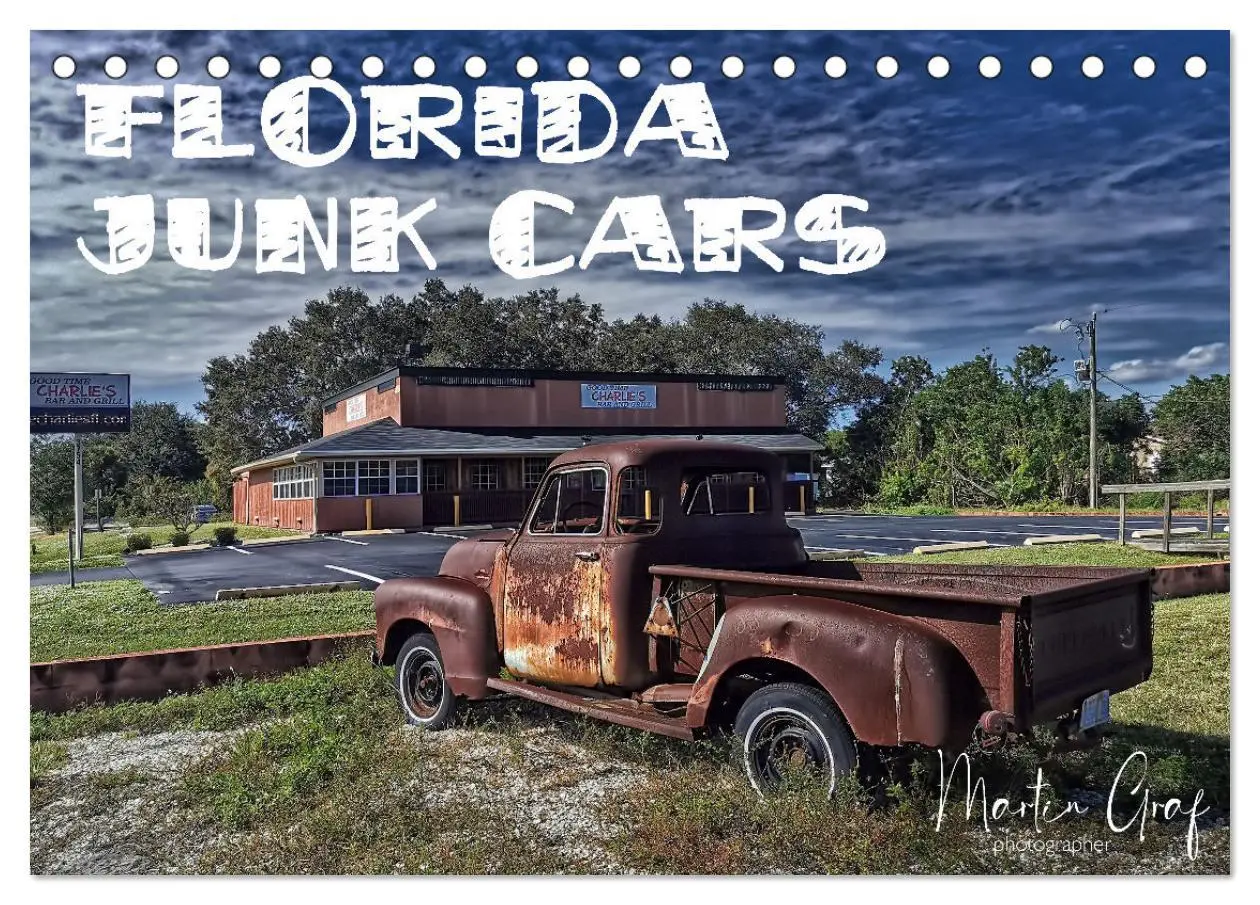 Cover: 9783457547427 | Florida Junk Cars (Tischkalender 2026 DIN A5 quer), CALVENDO...