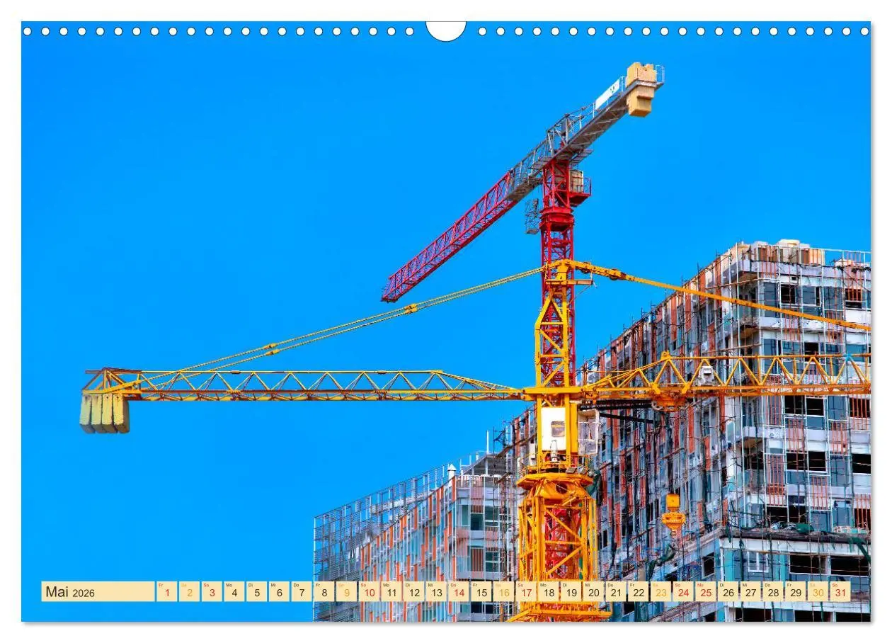 Bild: 9783457927427 | Krane - bärenstarke Arbeitstiere (Wandkalender 2026 DIN A3 quer),...