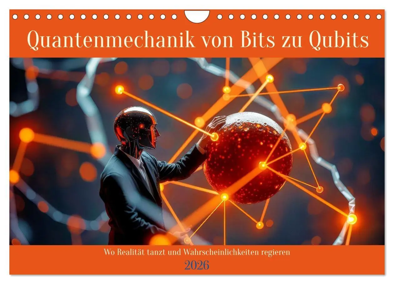 Cover: 9783516707427 | Quantenmechanik von Bits zu Qubits (Wandkalender 2026 DIN A4 quer),...