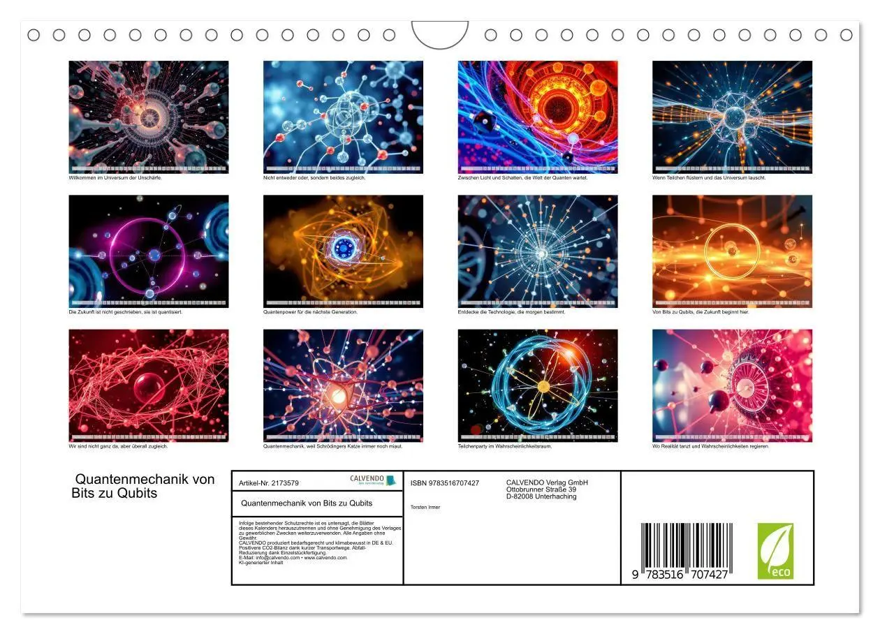 Bild: 9783516707427 | Quantenmechanik von Bits zu Qubits (Wandkalender 2026 DIN A4 quer),...