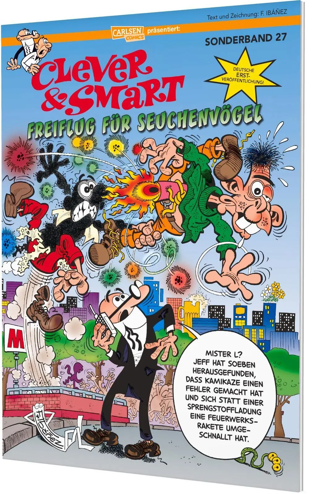 Cover: 9783551807427 | Clever und Smart Sonderband 27: Freiflug für Seuchenvögel | Ibáñez