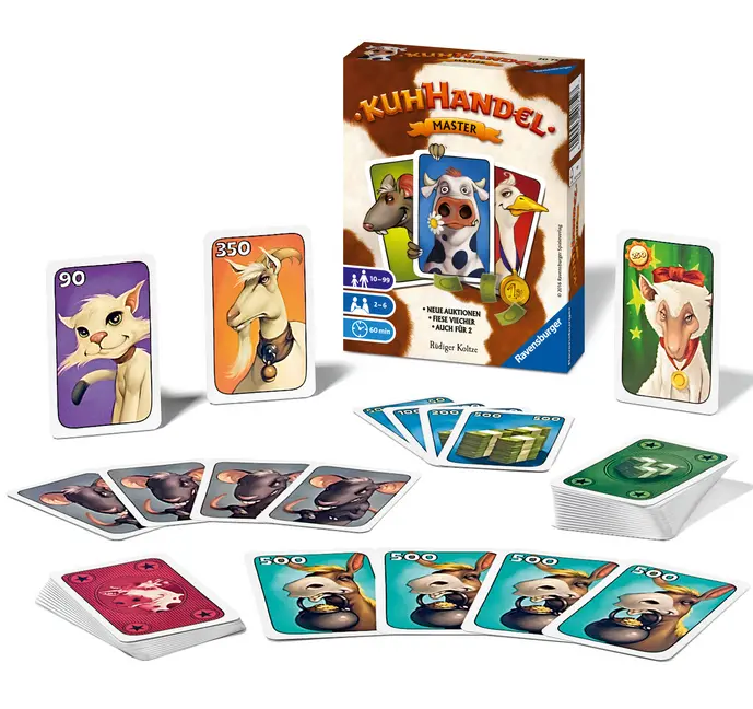Bild: 4005556207527 | Ravensburger 20752 - Kuhhandel Master, Auktionsspiel für 2-6...