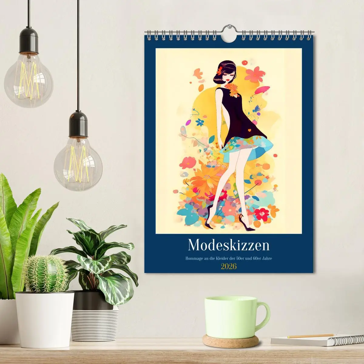 Bild: 9783516317527 | Modeskizzen - Hommage an die Kleider der 50er und 60er Jahre...