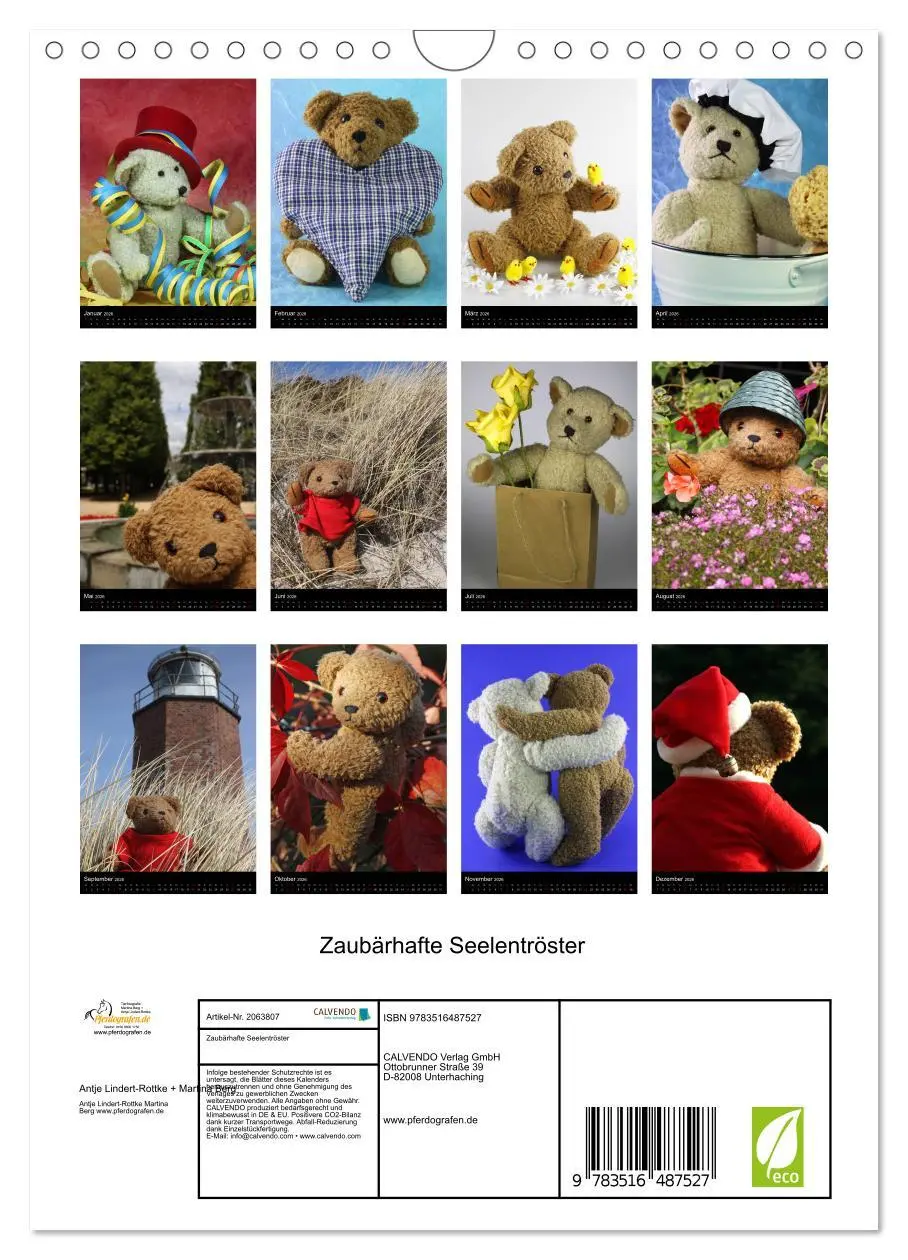 Bild: 9783516487527 | Zaubärhafte Seelentröster (Wandkalender 2026 DIN A4 hoch), CALVENDO...