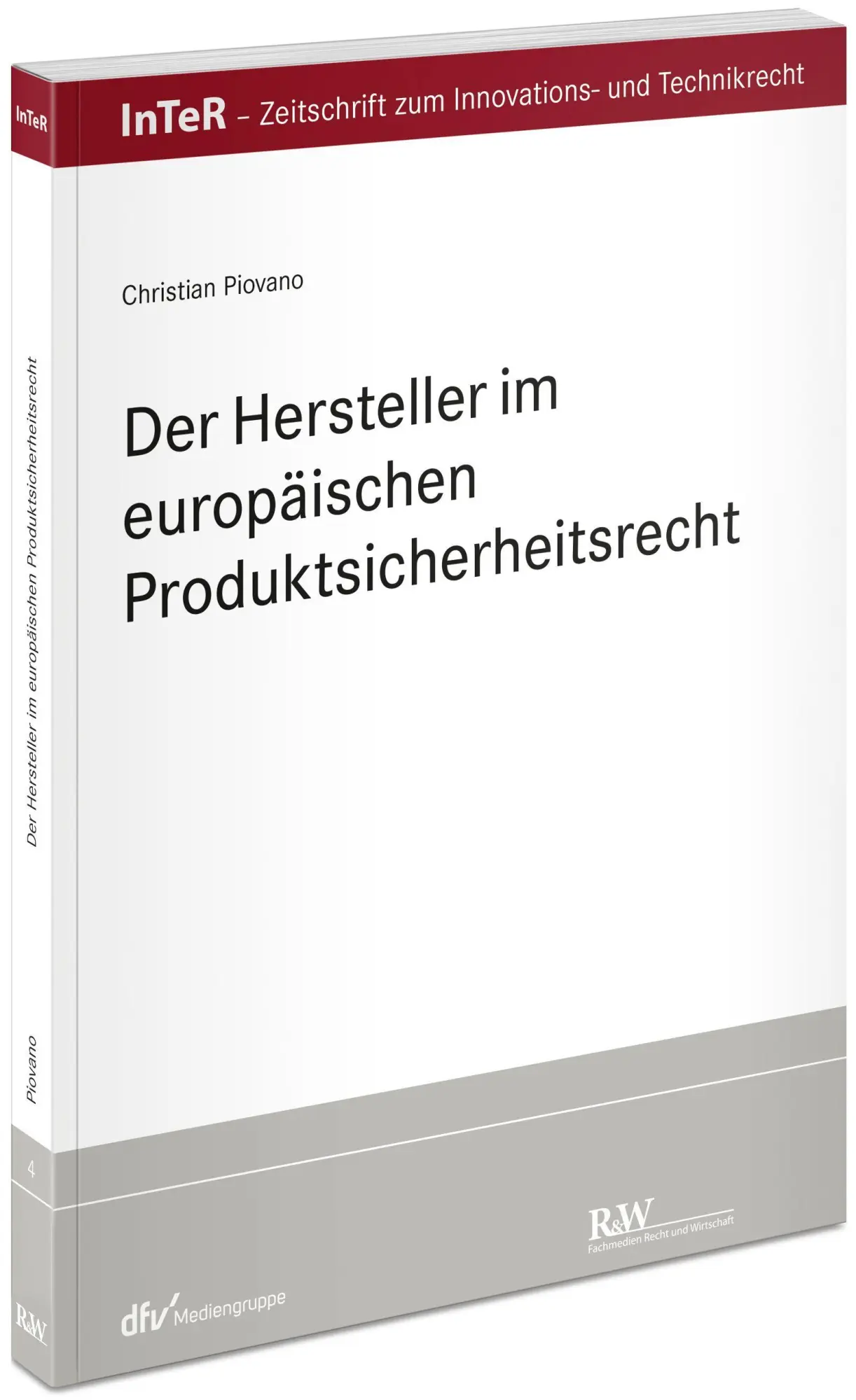 Cover: 9783800517527 | Der Hersteller im europäischen Produktsicherheitsrecht | Piovano