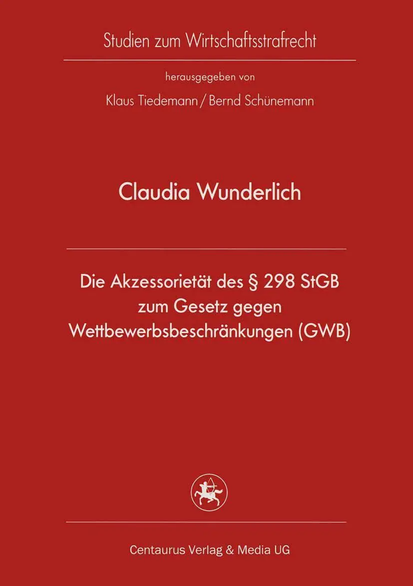 Cover: 9783825507527 | Die Akzessorietät des § 298 StGB zum Gesetz gegen...