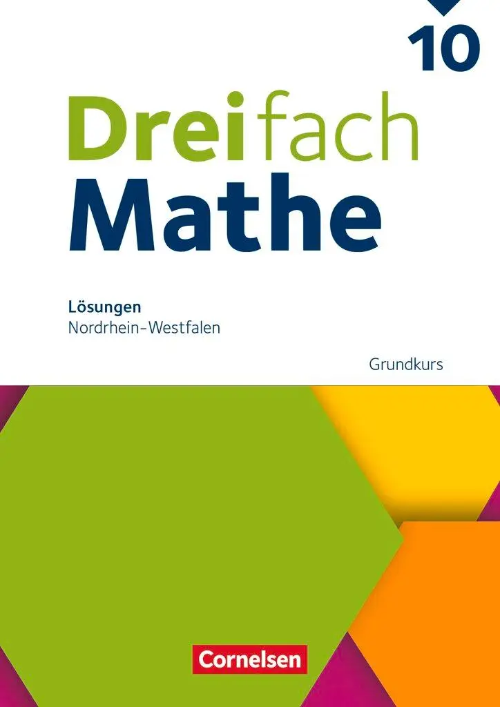Cover: 9783060437627 | Dreifach Mathe 10. Schuljahr - Grundkurs - Nordrhein-Westfalen -...