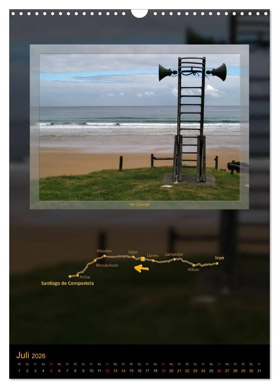 Bild: 9783516477627 | Camino del Norte (Wandkalender 2026 DIN A3 hoch), CALVENDO...