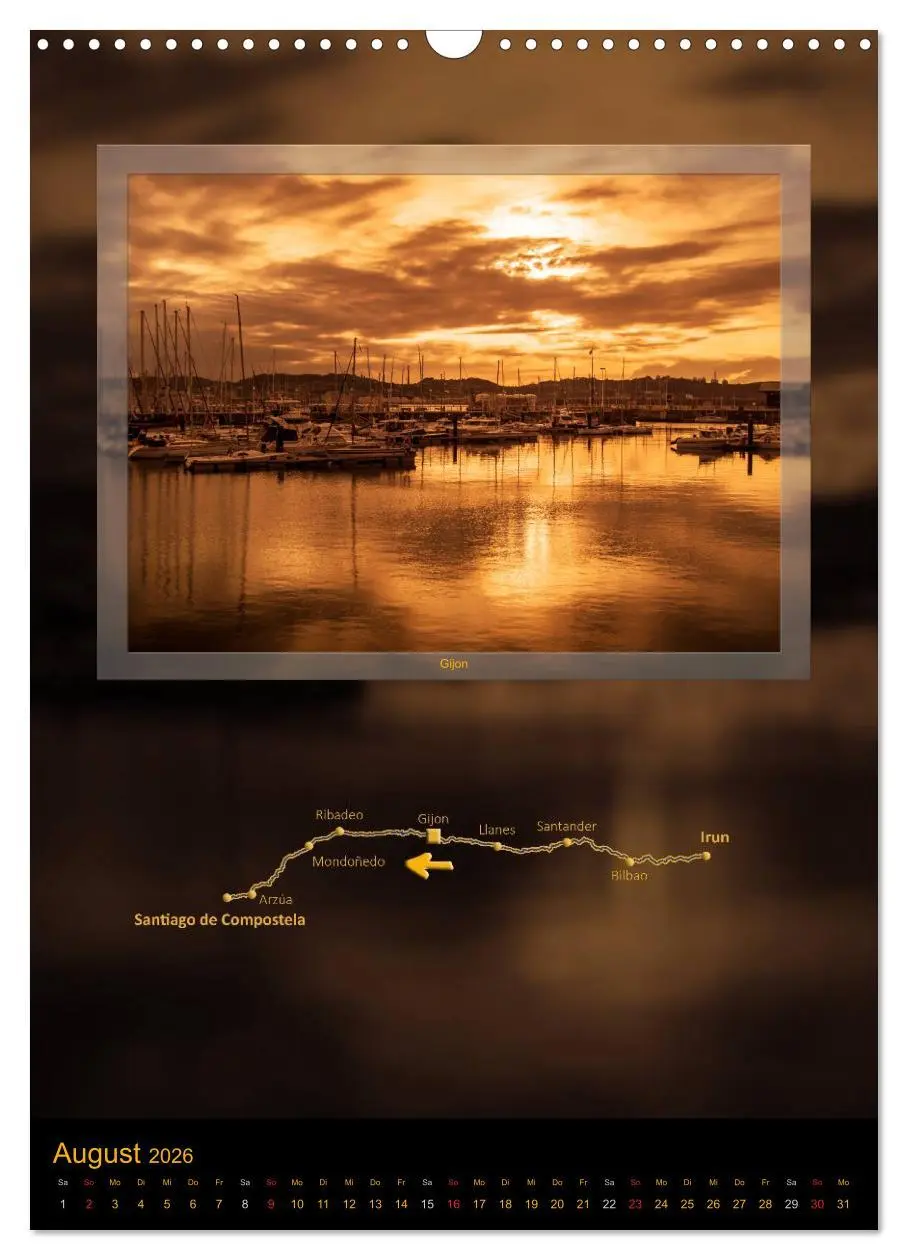 Bild: 9783516477627 | Camino del Norte (Wandkalender 2026 DIN A3 hoch), CALVENDO...