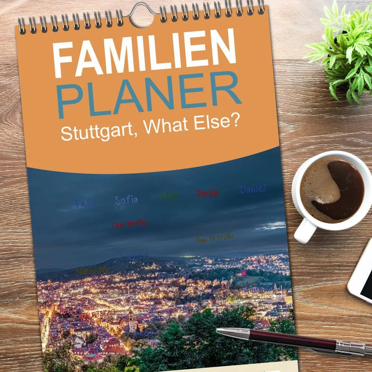 Bild: 9783516617627 | Familienplaner 2026 - Stuttgart, What Else? mit 5 Spalten...