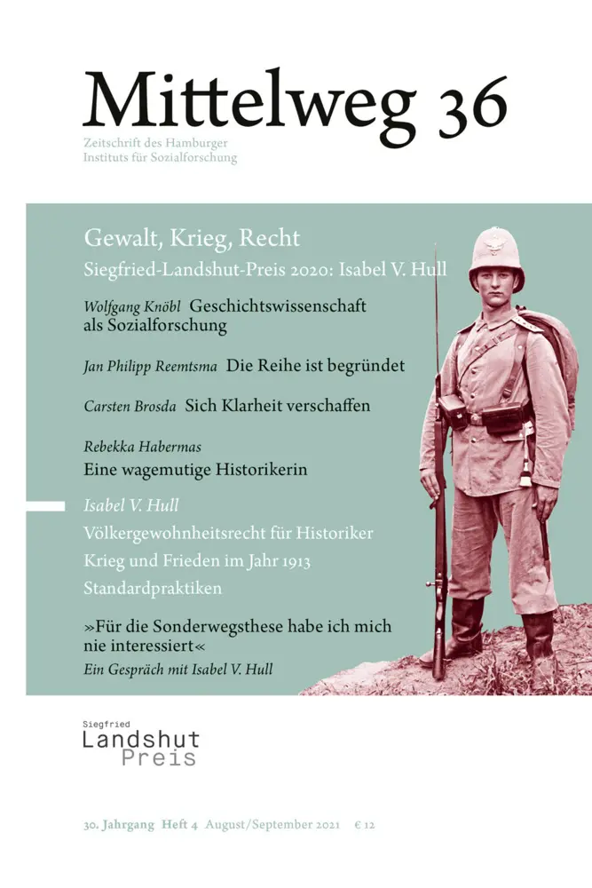 Cover: 9783868547627 | Gewalt, Krieg, Recht. Siegfried-Landshut- Preis 2020: Isabel V. Hull