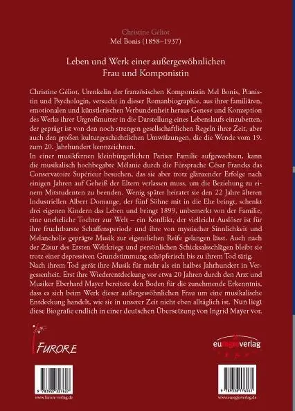 Bild: 9783927327627 | Mel Bonis | Christine Geliot | Taschenbuch | Kartoniert / Broschiert