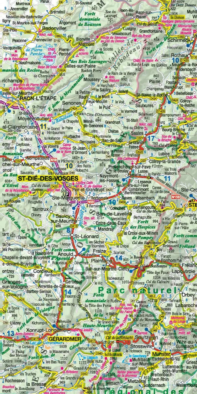 Bild: 9783939997627 | MoTourMaps Elsass &amp; Lothringen Auto- und Motorradkarte 1:275.000