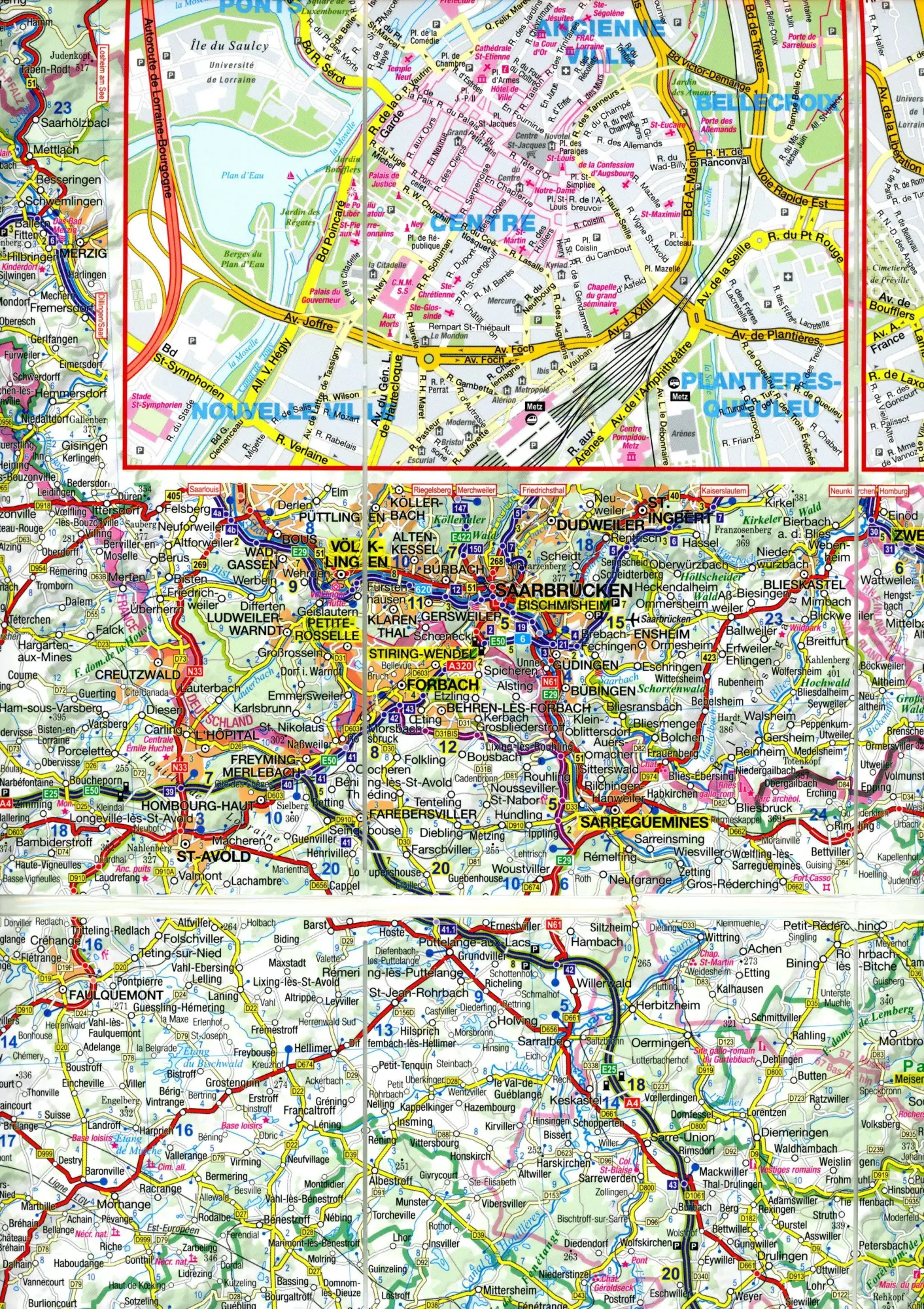 Bild: 9783939997627 | MoTourMaps Elsass &amp; Lothringen Auto- und Motorradkarte 1:275.000