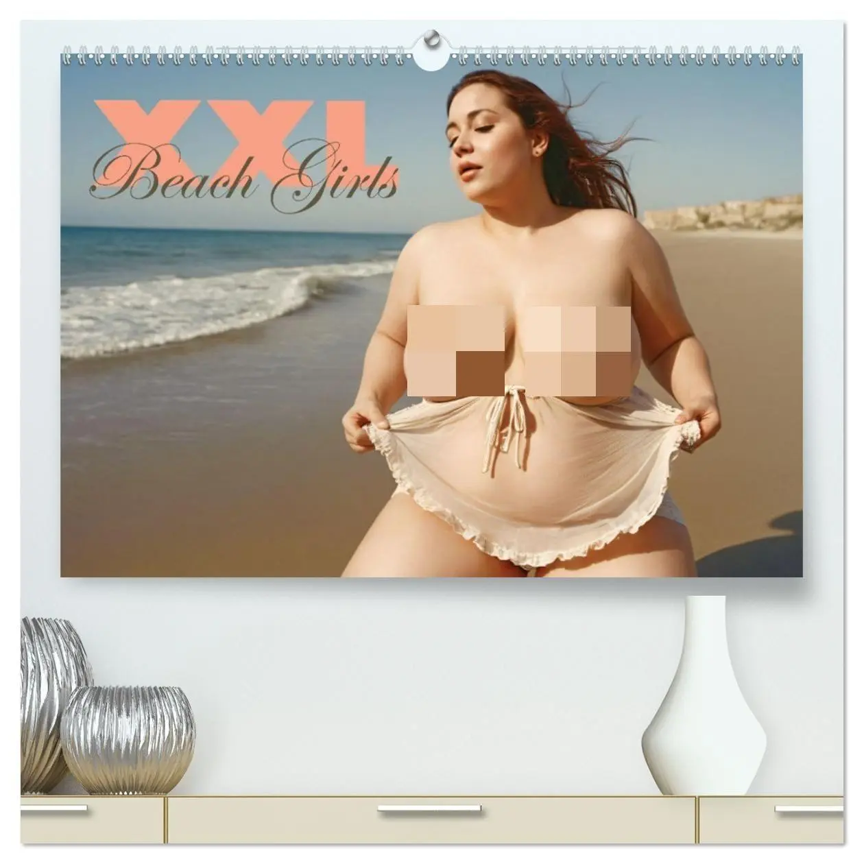 Cover: 9783569177727 | XXL Beach Girls Kalender - Kurvige Frauen am Strand (hochwertiger...