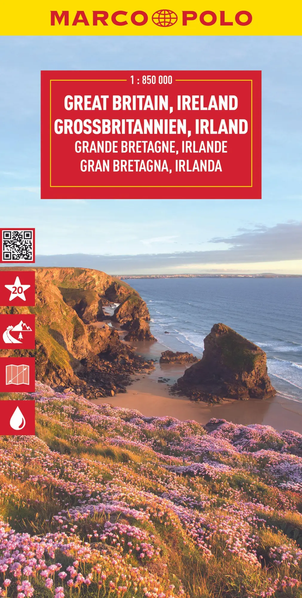 Cover: 9783575017727 | MARCO POLO Reisekarte Großbritannien, Irland 1:850.000 | (Land-)Karte