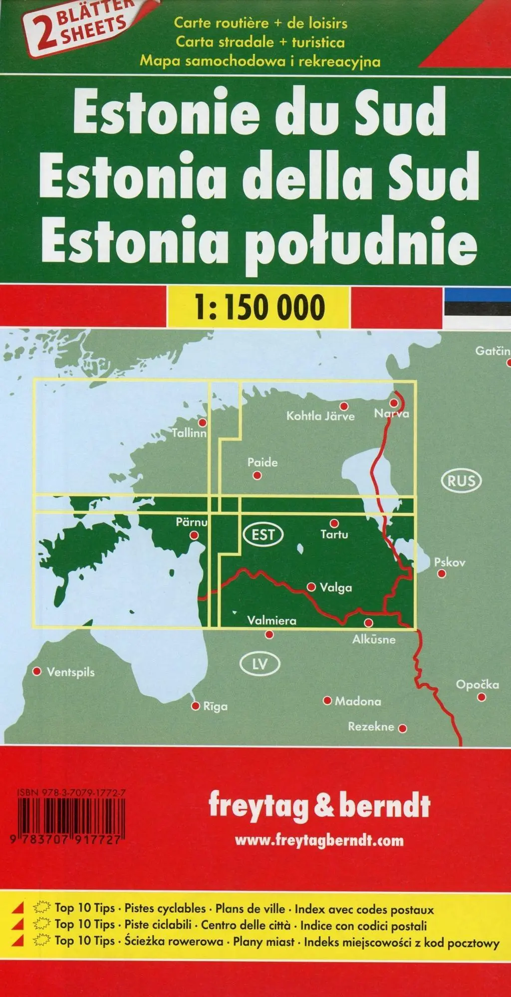 Bild: 9783707917727 | Estland Nord und Süd, Autokarten Set 1:150.000 | (Land-)Karte | 2018