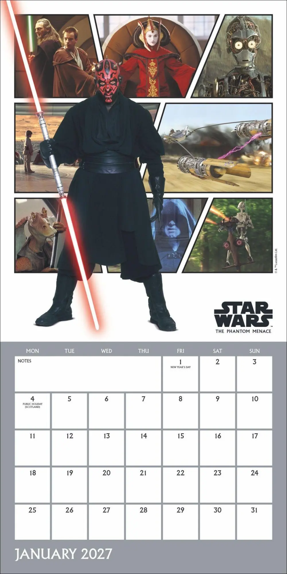 Bild: 9783840197727 | Star Wars Classic Broschurkalender 2027 | Kalender | 28 S. | Englisch