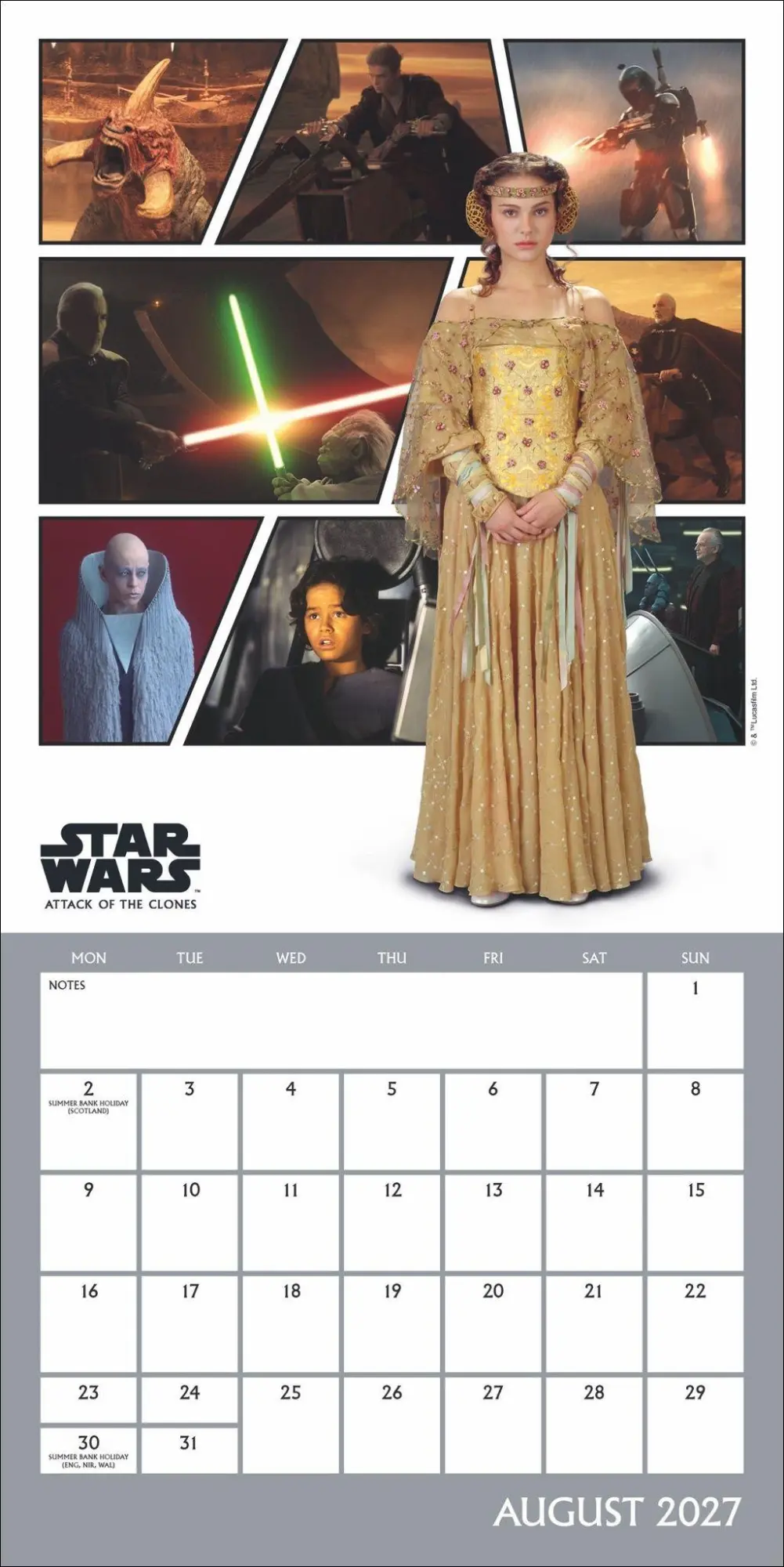 Bild: 9783840197727 | Star Wars Classic Broschurkalender 2027 | Kalender | 28 S. | Englisch
