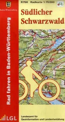 Cover: 9783890217727 | Südlicher Schwarzwald | Rad fahren in Baden-Württemberg | (Land-)Karte