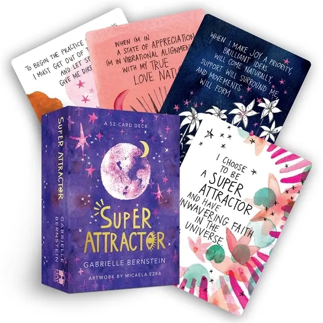 Cover: 9781401957827 | Super Attractor | A 52-Card Deck | Gabrielle Bernstein | Box | 2020