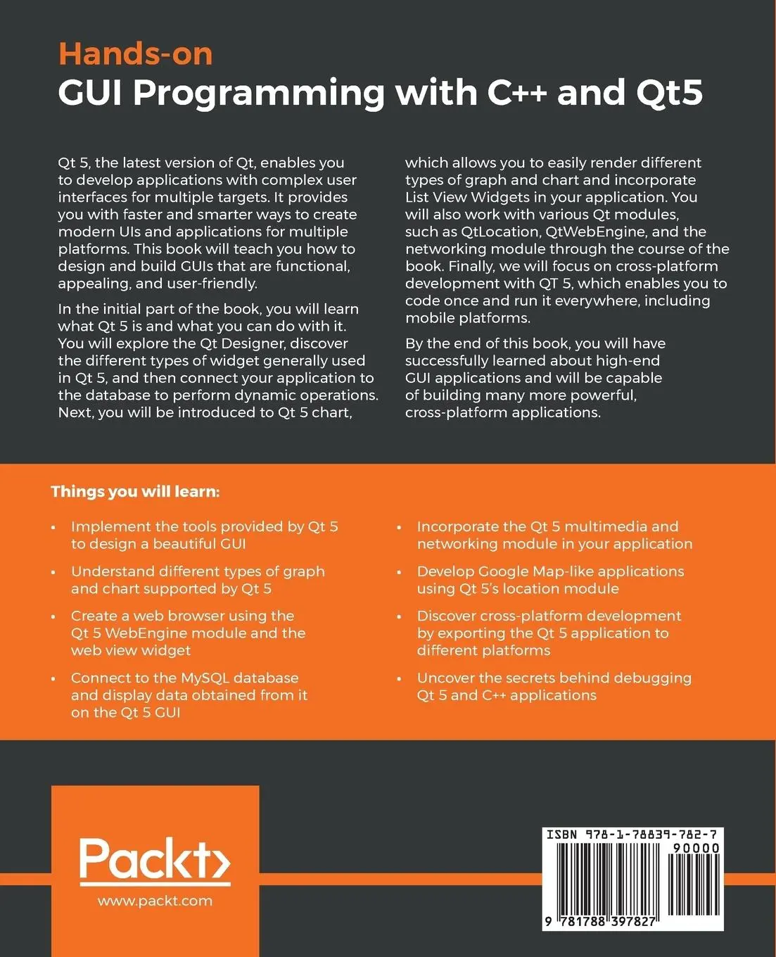 Rückseite: 9781788397827 | Hands-On GUI Programming with C++ and Qt5 | Lee Zhi Eng | Taschenbuch