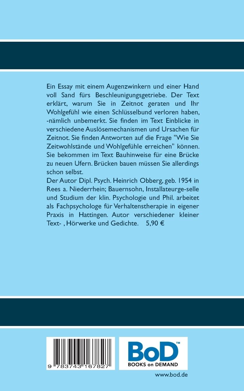Rückseite: 9783743167827 | Wohlstand ohne Wohlgefühl? | Heinrich Obberg | Taschenbuch | 64 S.