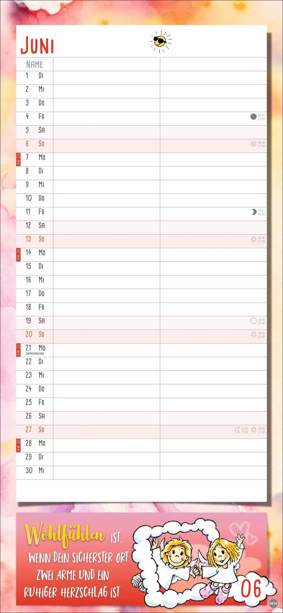 Bild: 9783756417827 | Schutzengel Planer für zwei 2027 | Heye | Kalender | Spiralbindung
