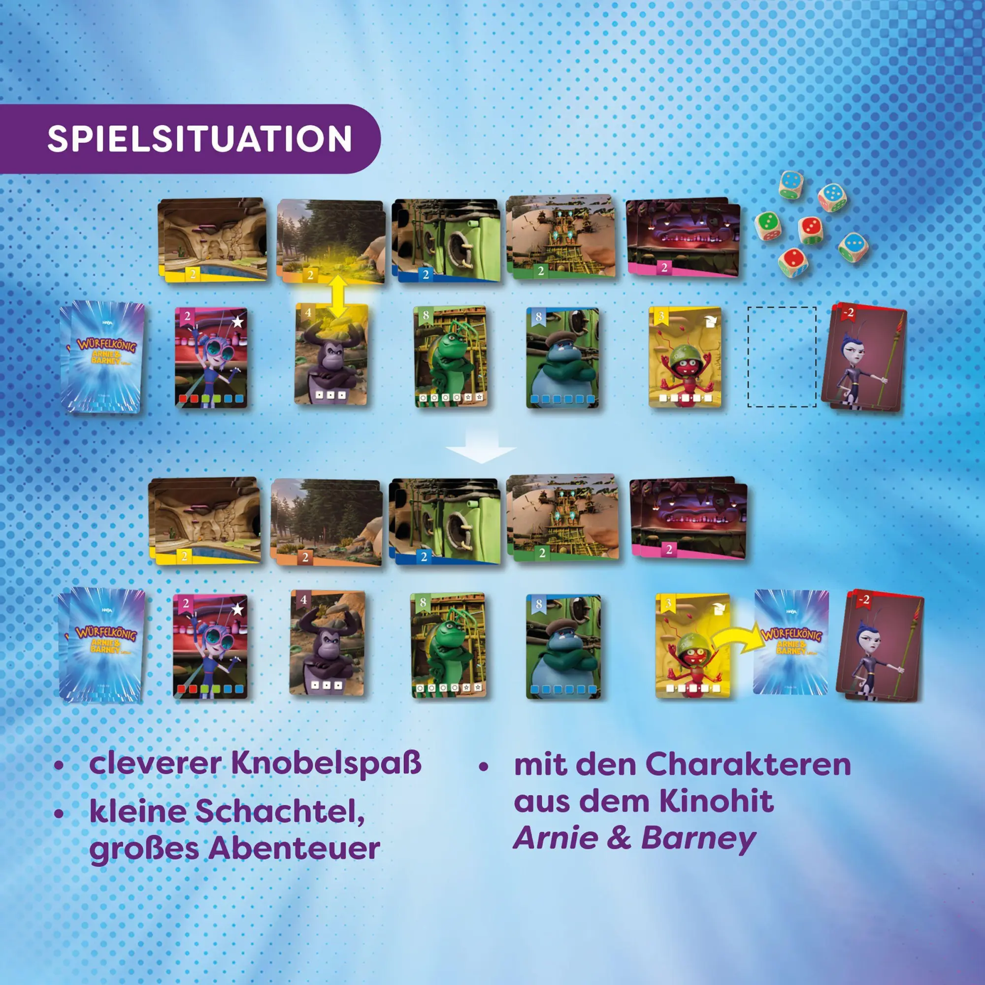 Bild: 4010168297927 | Würfelkönig - Arnie &amp; Barney Edition | Markus Singer | Spiel | Deutsch