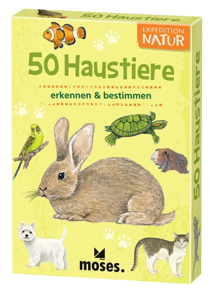 Cover: 4033477097927 | Expedition Natur: 50 Haustiere | erkennen &amp; bestimmen | Kessel | Box