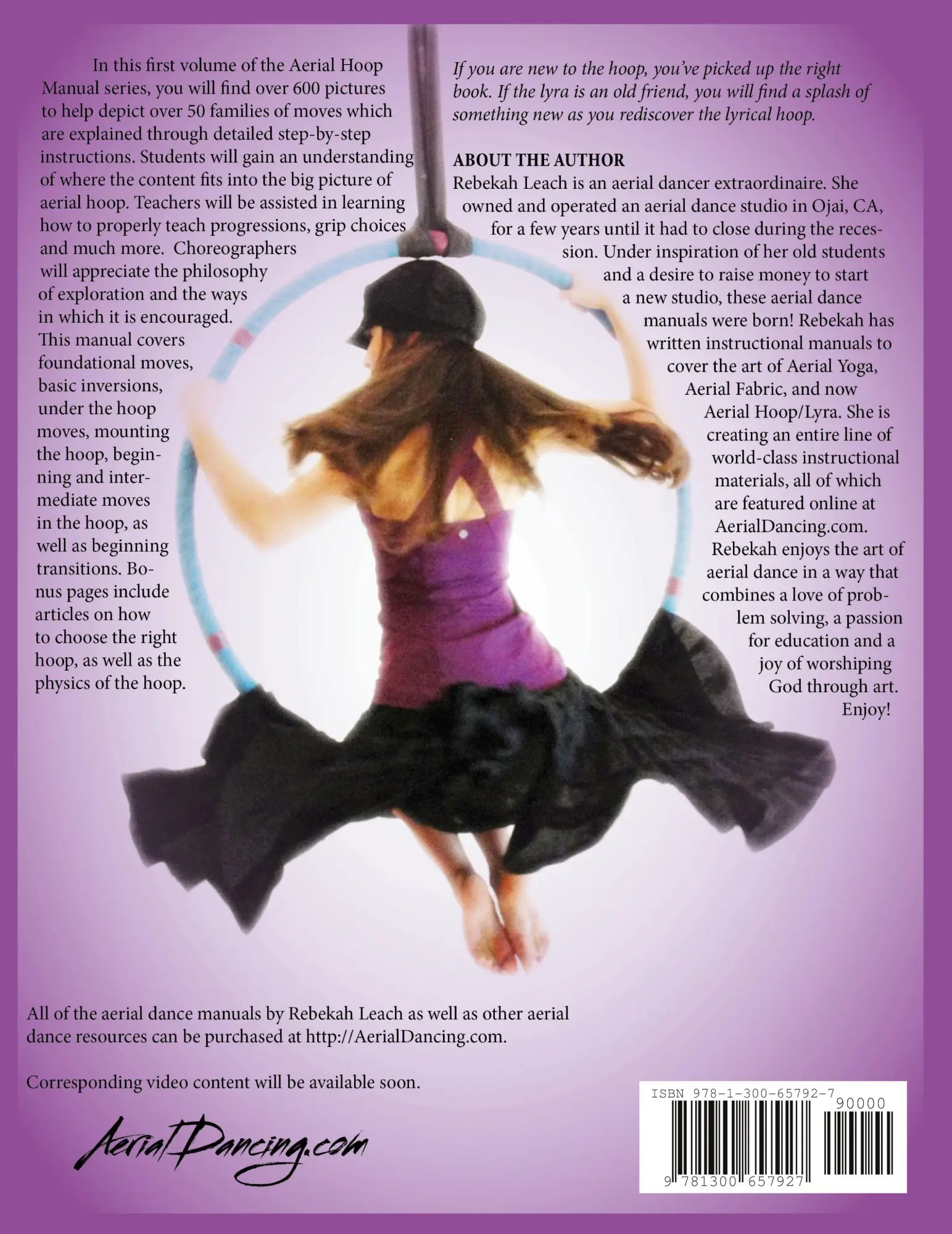 Rückseite: 9781300657927 | The Aerial Hoop Manual Volume 1 | Rebekah Leach (u. a.) | Taschenbuch