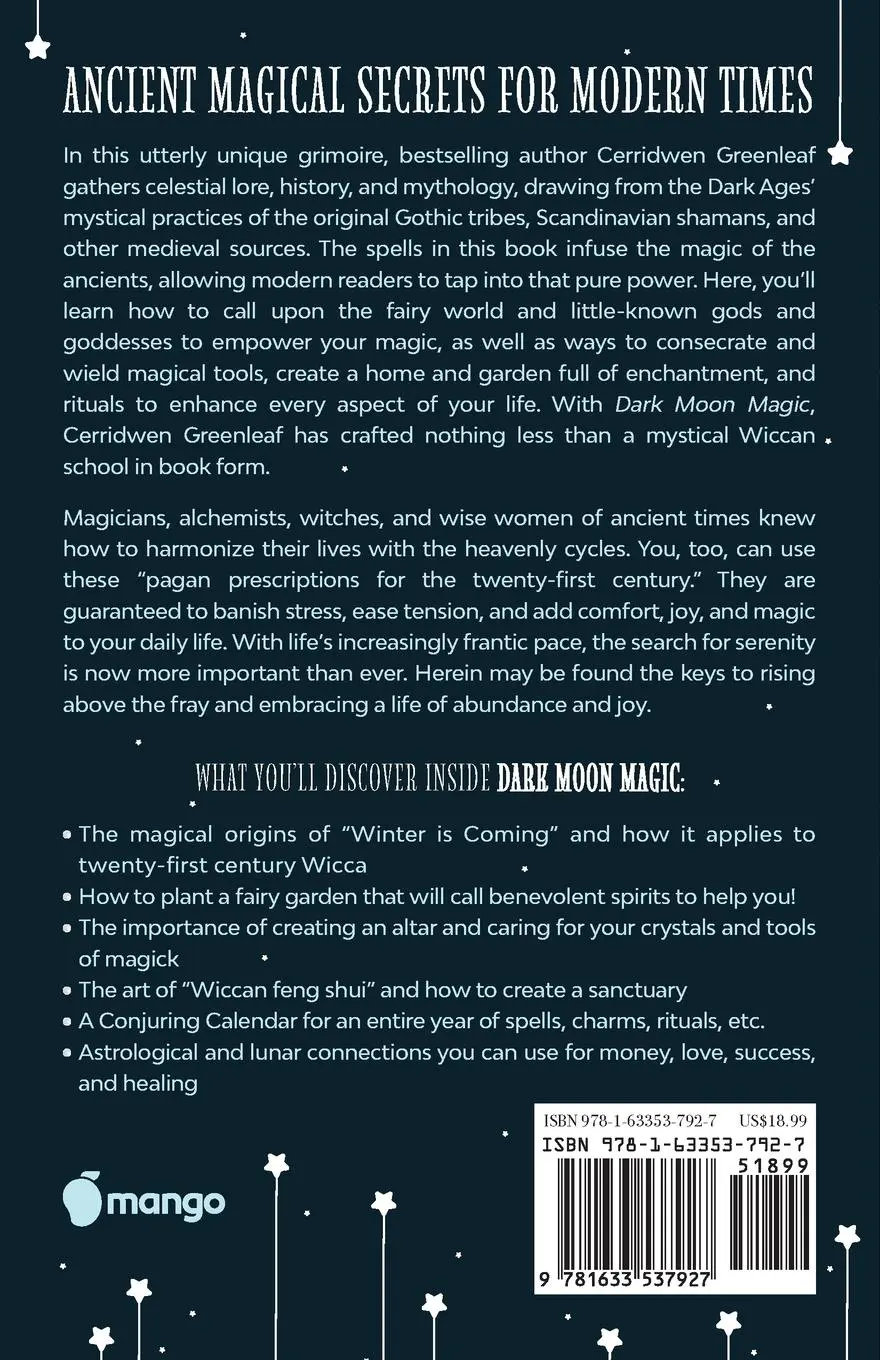Rückseite: 9781633537927 | Dark Moon Magic | Cerridwen Greenleaf | Taschenbuch | Englisch | 2018