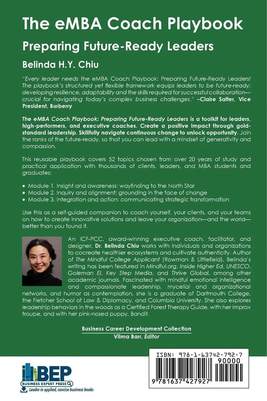 Rückseite: 9781637427927 | The eMBA Coach Playbook | Preparing Future-Ready Leaders | Chiu | Buch