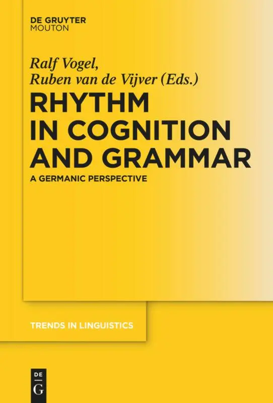 Cover: 9783110377927 | Rhythm in Cognition and Grammar | A Germanic Perspective | Buch | VI