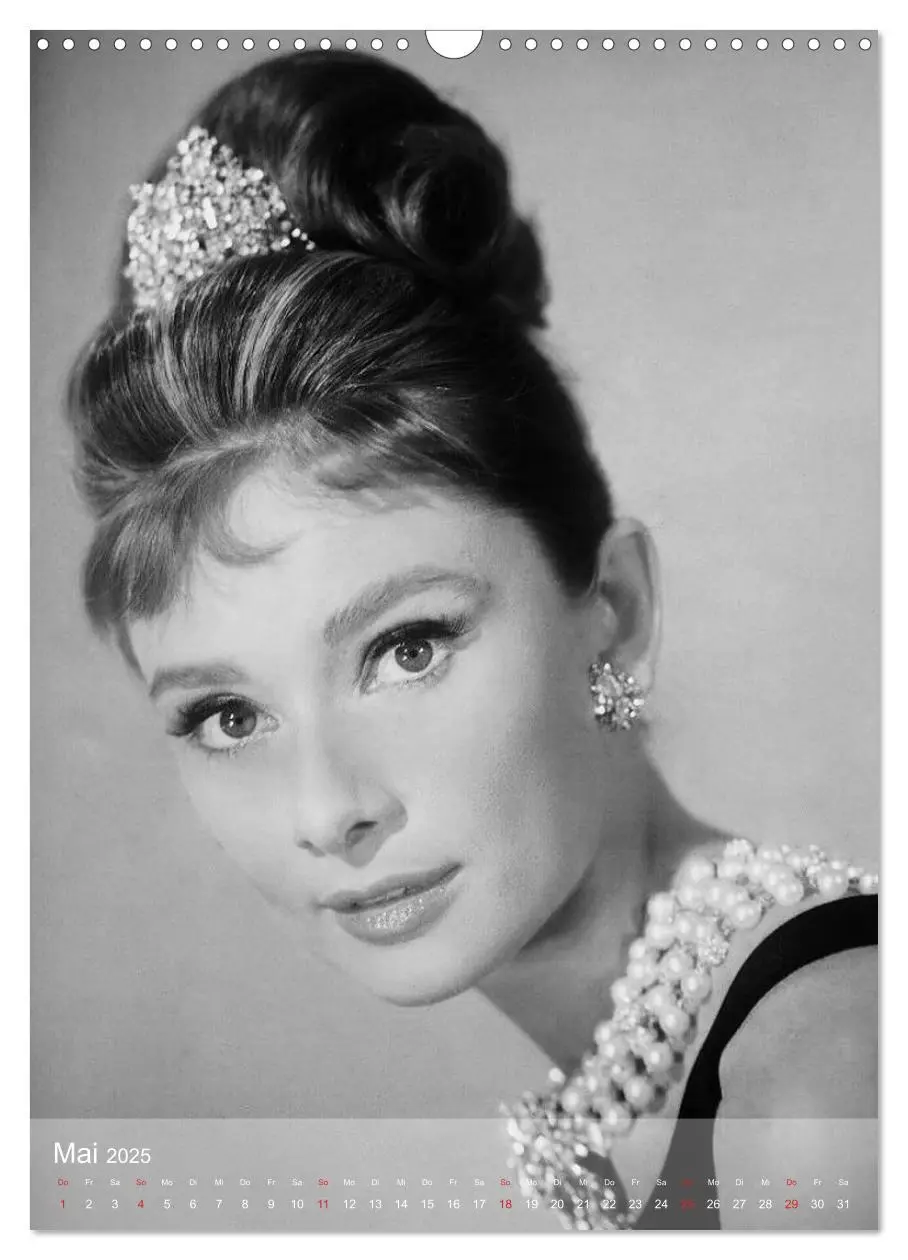 Bild: 9783457047927 | Hollywood-Diva - Audrey Hepburn (Wandkalender 2025 DIN A3 hoch),...