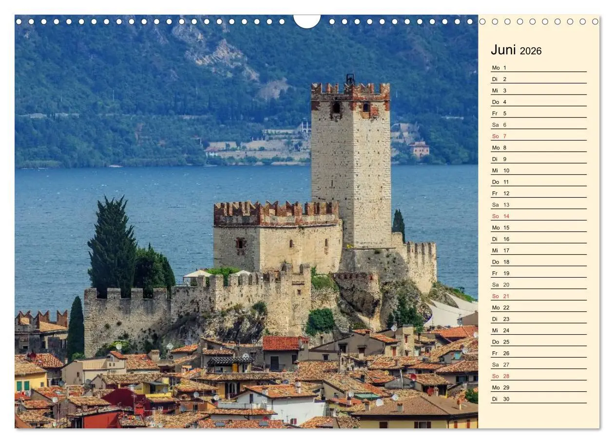 Bild: 9783457977927 | Burgen in Italien (Wandkalender 2026 DIN A3 quer), CALVENDO...