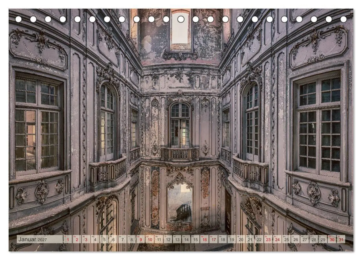 Bild: 9783569467927 | Lost Places - vergessene Schätze (Tischkalender 2027 DIN A5 quer),...