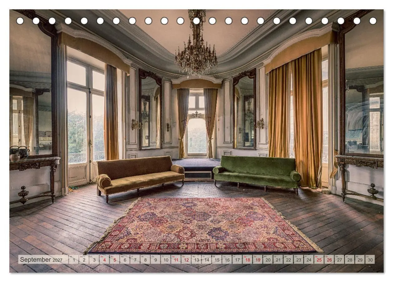 Bild: 9783569467927 | Lost Places - vergessene Schätze (Tischkalender 2027 DIN A5 quer),...