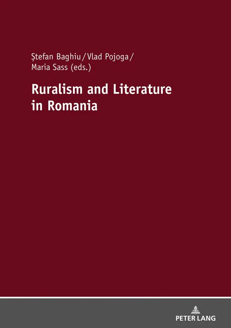 Ruralism and Literature in Romania Kartoniert (TB)