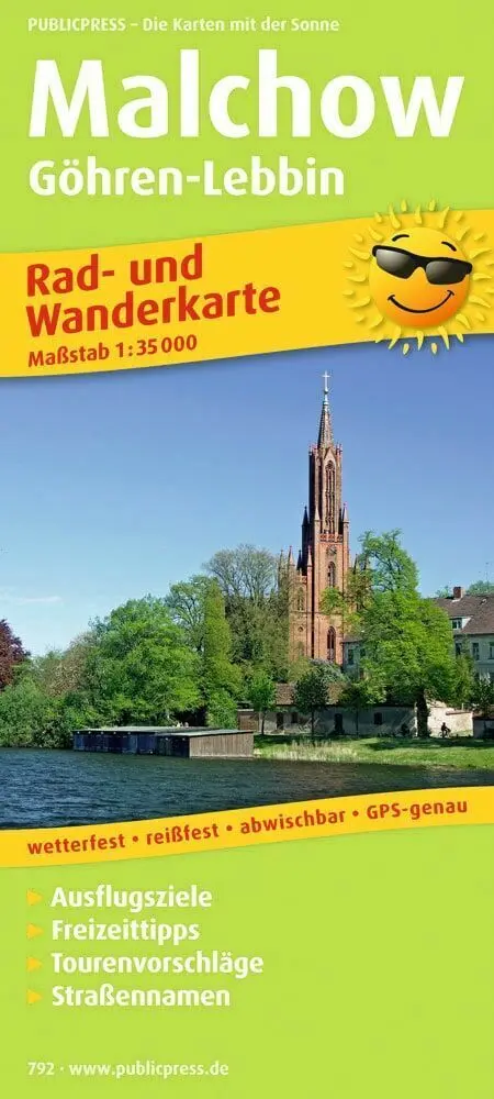 Cover: 9783899207927 | Publicpress Rad- und Wanderkarte Malchow, Göhren-Lebbin 1:35.000