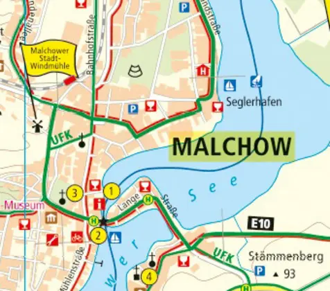 Bild: 9783899207927 | Publicpress Rad- und Wanderkarte Malchow, Göhren-Lebbin 1:35.000
