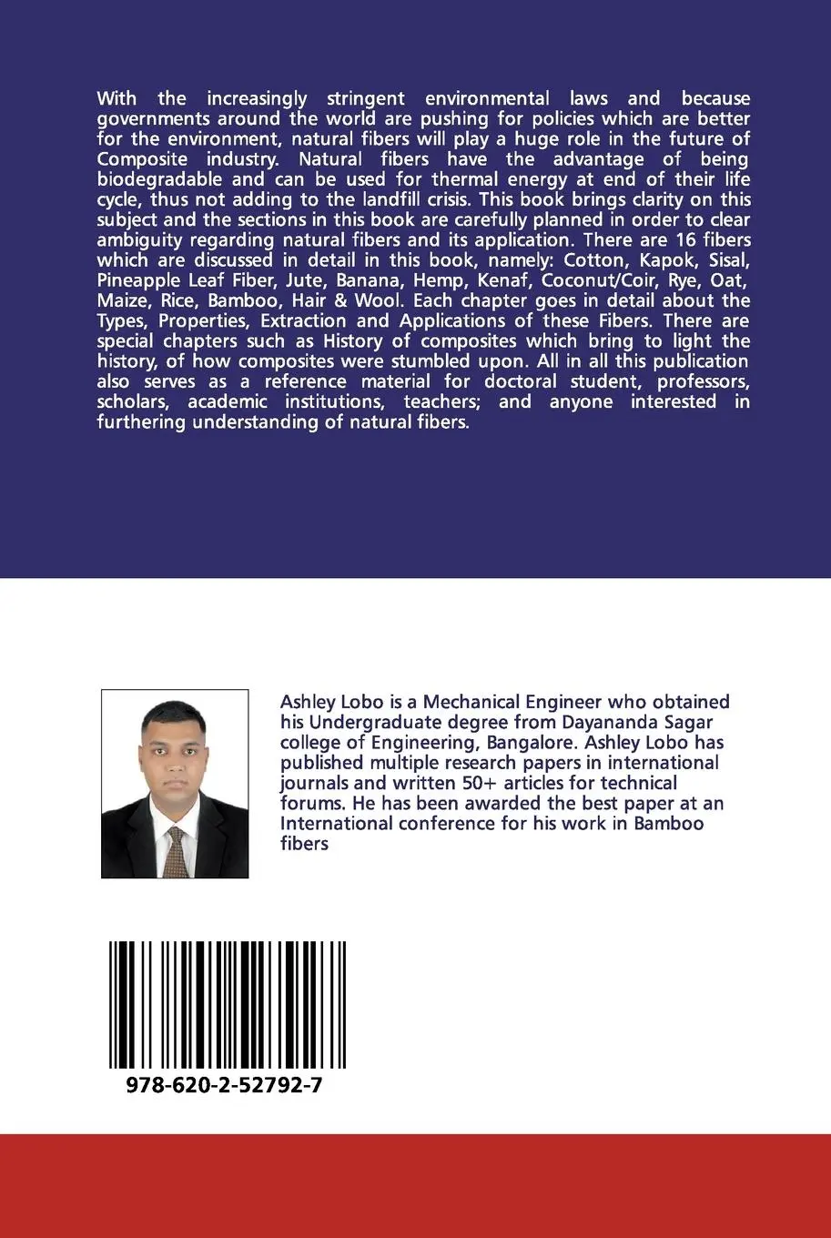 Rückseite: 9786202527927 | Handbook of Natural Fibers and Composites | Ashley Lobo | Taschenbuch