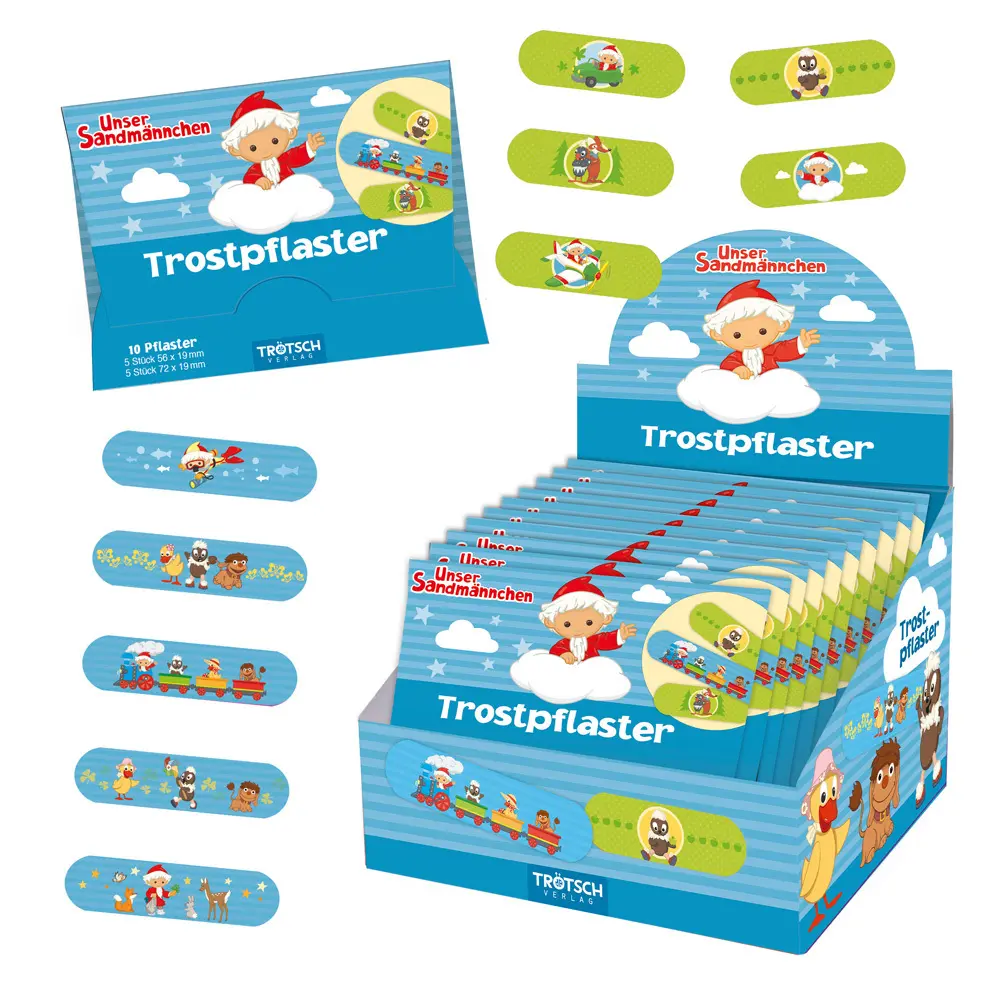 Bild: 4251901508027 | Trötsch Unser Sandmännchen Pflasterset Trostpflaster | Co.KG | Deutsch