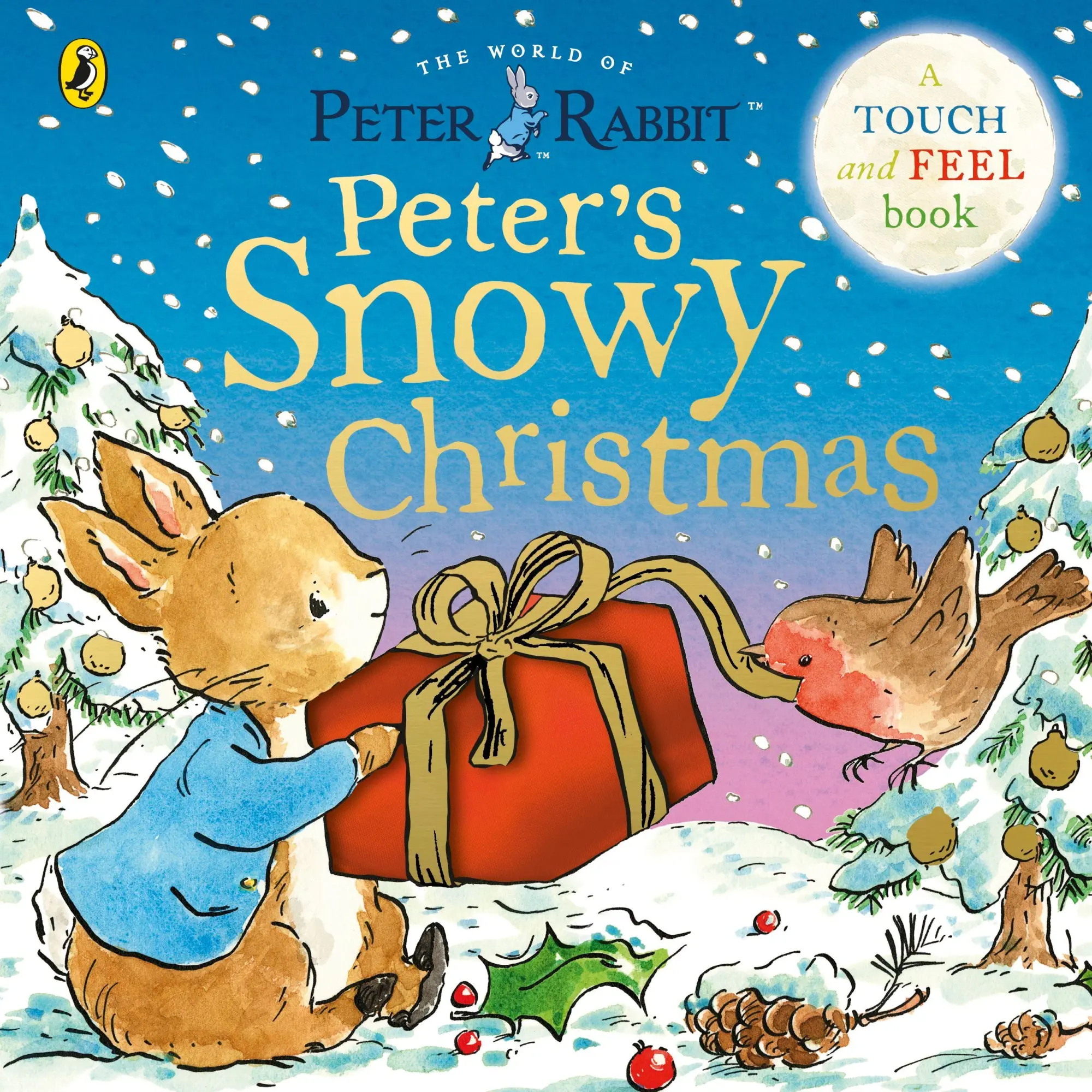 Cover: 9780241798027 | Peter Rabbit: Peter's Snowy Christmas | A Touch-and-Feel Book | Potter